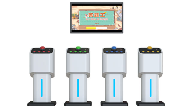 Multiplayer Safety Quiz Buzzer Machine